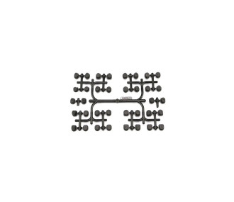 Serpent I cale de triangle inserts (36) SRX8 (SER600823)