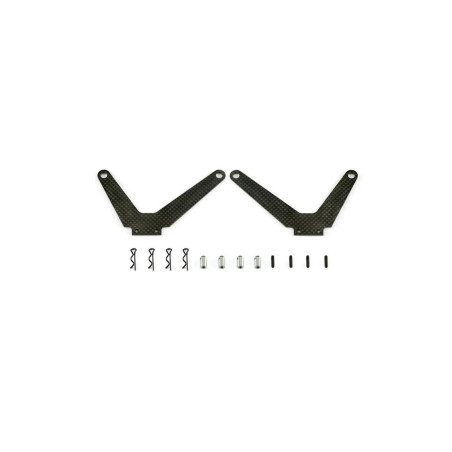 Serpent I Battery mount plate carbon set SRX8E (SER600951)