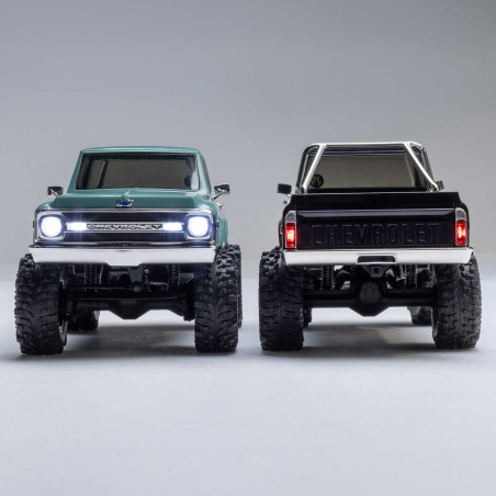 1/30 SCX30 Chevrolet K10 4X4 RTR Brushed Rock Crawler (Batterie & Chargeur inclus), noir