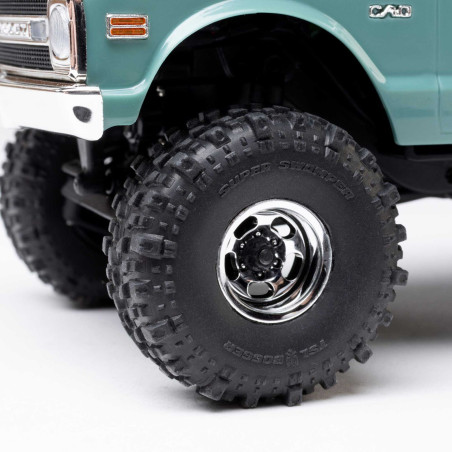 1/30 SCX30 Chevrolet K10 4X4 RTR Brushed Rock Crawler (Batterie & Chargeur), Vert