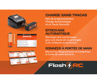 Batterie Spektrum Accu lipo 11.1v 1300mAh 3S 30C IC2 G2 SPMX-1089 - FLASHRC 2