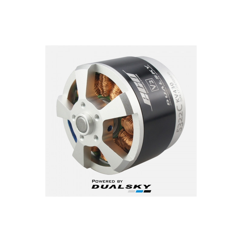 Moteur Dualsky Eco 5322C V2 (510g, 300kv, 2560W)