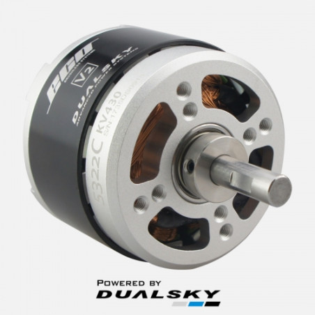 Moteur Dualsky Eco 5322C V2 (510g, 380kv, 2160W)
