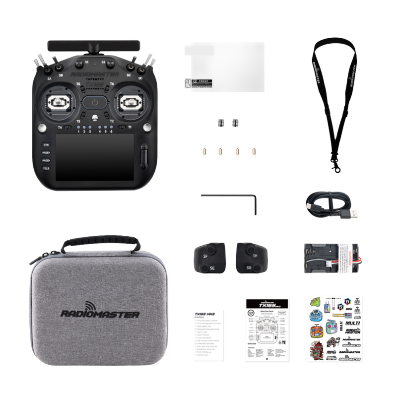Radiomaster TX16S MK3 V6 Version Standard - couleur noire - FLASHRC