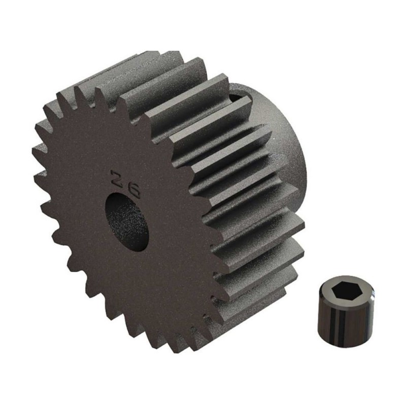 RC Car Parts - ARRMA AR310877 Piñón 26T 0.8 Mod 4x4 BLX 3S - FLASH RC