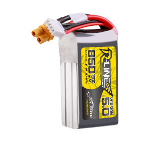 Batterie Lipo Tattu R-Line Version 5.0 850mAh 3S 11.1V 150C  avecprise XT30U-F 2