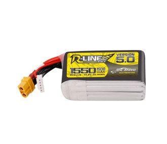 Batterie Lipo Tattu R-Line Version 5.0 850mAh 14.8V 4S 150C avec prise XT30U-F 