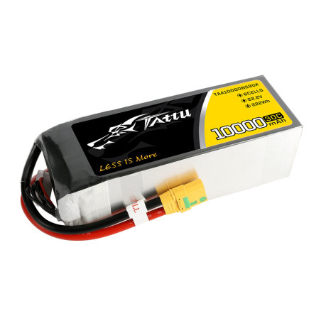 Batterie Lipo Tattu R-Line Version 5.0 1550mAh 22.2V 150C 6S avec prise XT60 