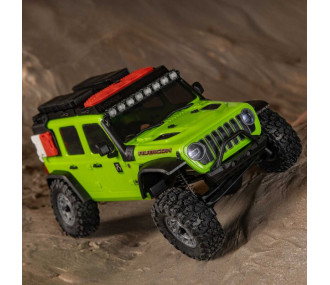 SCX30 Jeep Wrangler JLU 4X4 RTR à charbon Rock Crawler (Batterie et chargeur inclus), vert - Axial