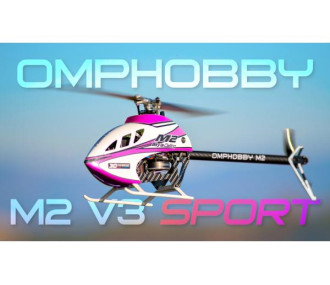 OMPHOBBY M2 V3 Sport RC Helicopter rosa