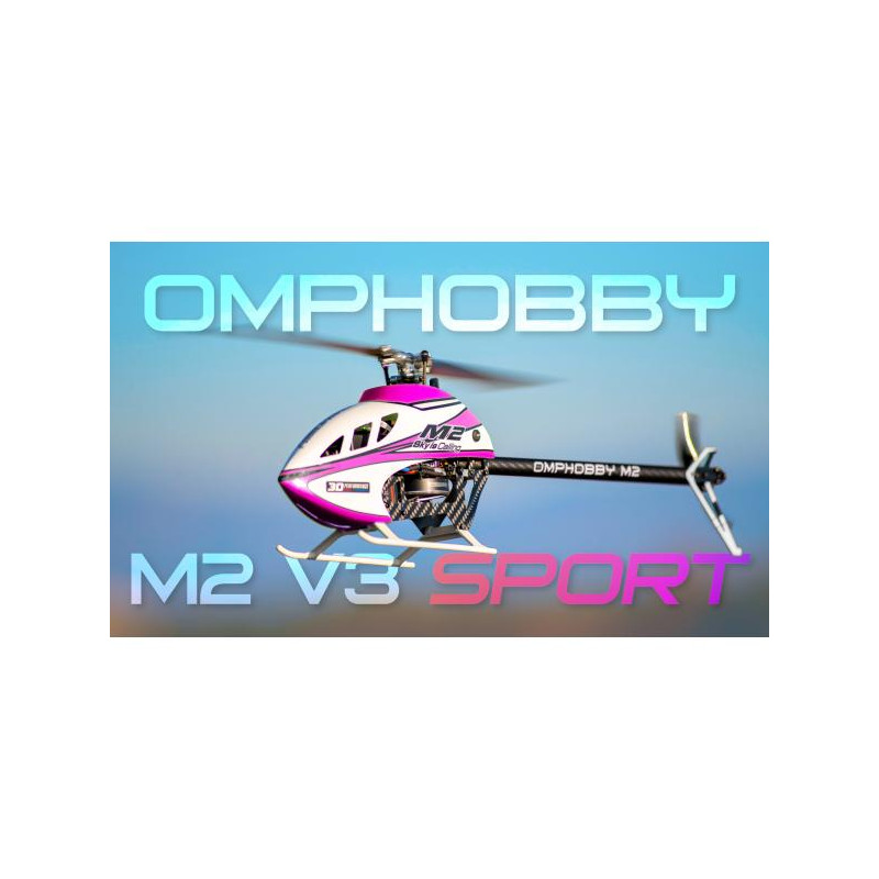 OMPHOBBY M2 V3 Sport RC Helicopter rose