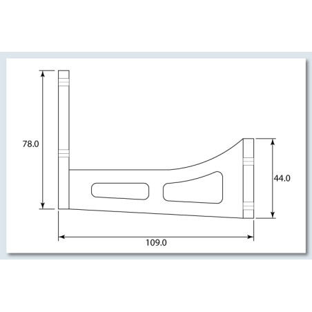 Support moteur pour PH232-TUCANO TURBOPROP 2,6m Phoenix Model