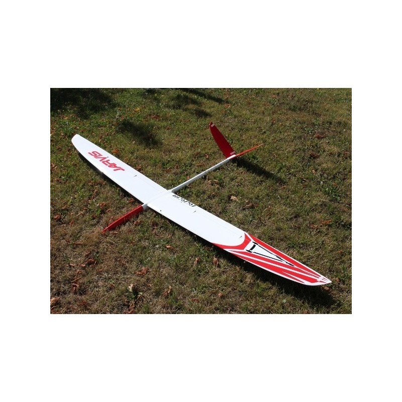 Velas RC - Jarvis Full Carbon aprox.2.55m blanco y rojo RCRCM - FLASH RC