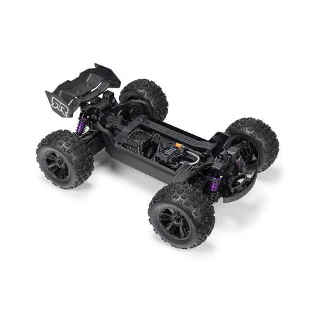 Arrma Mini Kraton 4X4 3S BLX 1/16 - Monster Truck RC Brushless - Rose (Pack Complet avec Batterie et Chargeur) ARA2508ST2