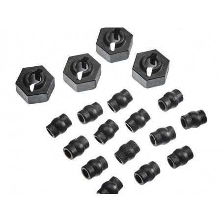 Ricambi per auto RC - ARRMA AR320386 Set di perni a sfera ed esagono in composito - FLASH RC