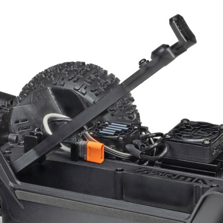 Arrma Mini Kraton 4X4 3S DSC 1/16 - Monster Truck RC Brushless - Rouge et noir ARA2508T1
