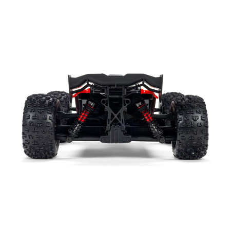 Arrma Mini Kraton 4X4 3S DSC 1/16 - Monster Truck RC Brushless - Rouge et noir ARA2508T1