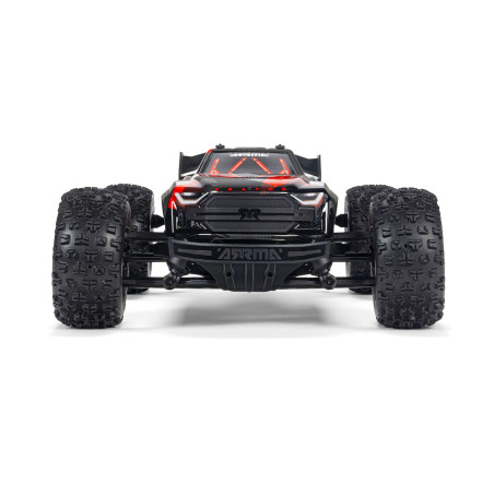 Arrma Mini Kraton 4X4 3S DSC 1/16 - Monster Truck RC Brushless - Rouge et noir ARA2508T1