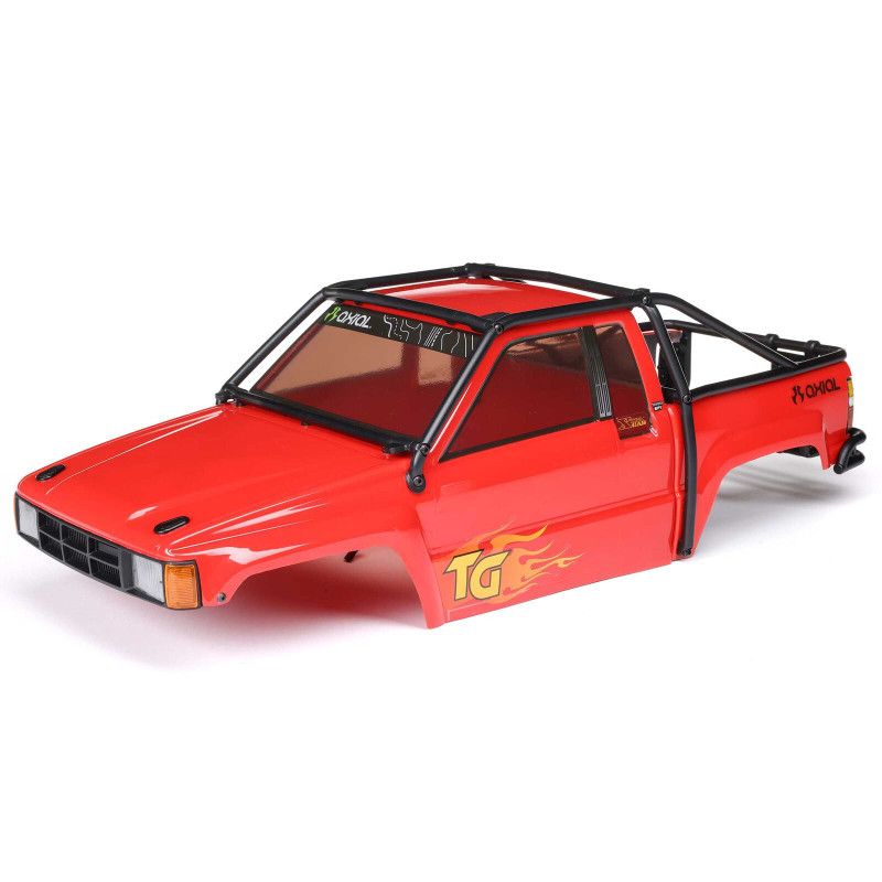 AXIAL SCX24 Chevrolet C10 1967 4WD 1/24 - Micro Crawler RTR (Pack Complet) - Rouge - AXI-2062T2