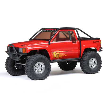 AXIAL SCX24 Chevrolet C10 1967 4WD 1/24 - Micro Crawler RTR (Pack Complet) - Rouge - AXI-2062T2