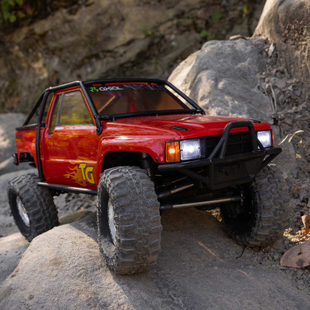 AXIAL SCX24 Chevrolet C10 1967 4WD 1/24 - Micro Crawler RTR (Pack Complet) - Rouge - AXI-2062T2