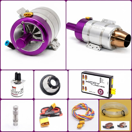 Turbine XICOY X52 Light Turbojet (25-52N) - FLASHRC