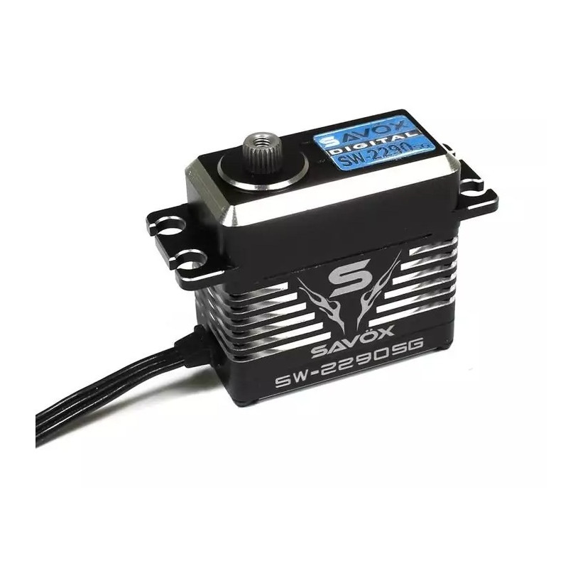 Servo numérique étanche Savox SW-2290SG (81g, 50kg.cm, 0.13s/60°)