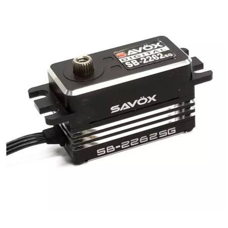 Servo numérique profil bas Savox SB-2262SG (62g, 30kg.cm, 0.065s/60°)