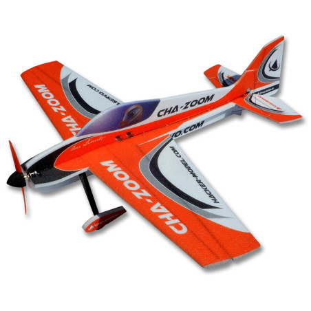 Avion Hacker model Cha-Zoom Action Jaune ARF env.1.00m