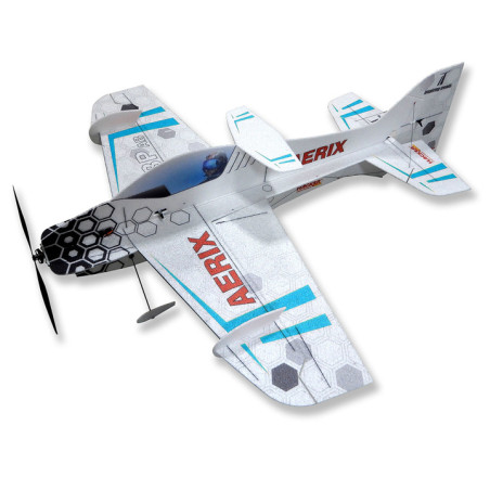 Avion Hacker model AERIX F3P AB Bleu ARF env.0.84m