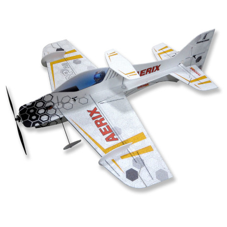 Avion Hacker model AERIX F3P AB Jaune ARF env.0.84m