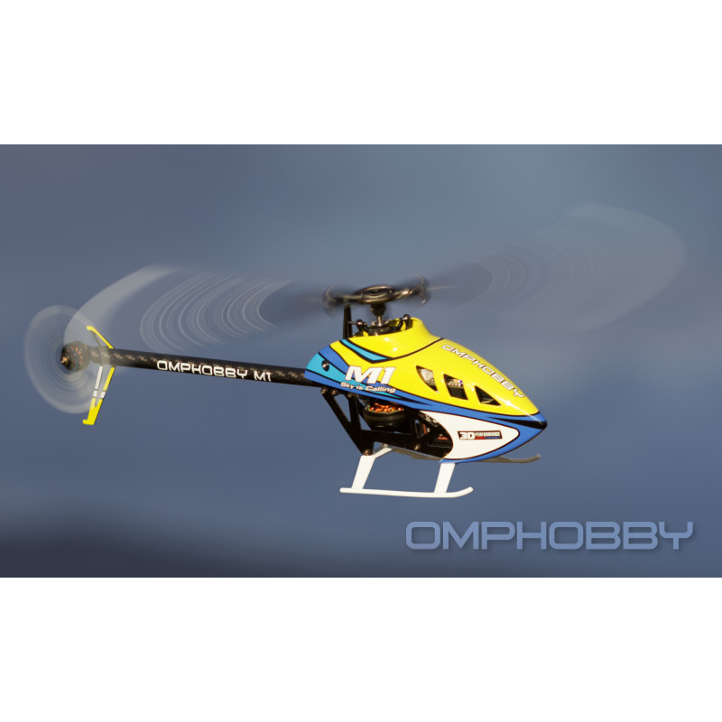 OMPHOBBY M1 V3 PRO - Hélicoptère Micro 3D Direct Drive - FLASHRC