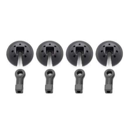 Chape et maintien de ressorts amortisseurs 1/8ème HTR 16mm