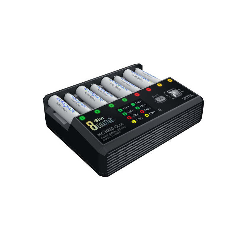 Chargeur et analyseur de piles NC3000 Octa AA/AAA NiMH/NiCD SkyRc