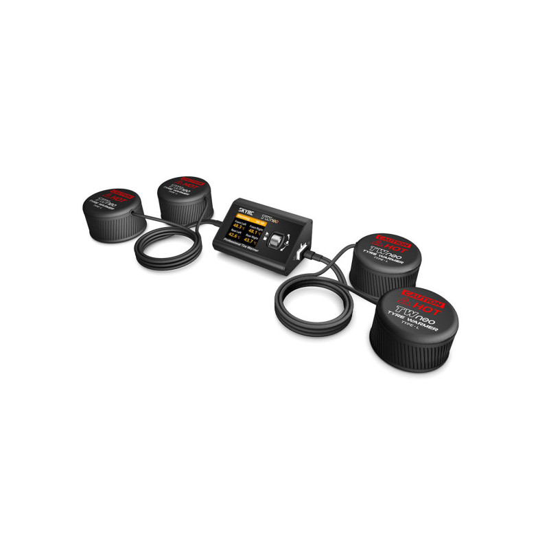 TWneo Chauffe-pneus neo avec coupelles silicone 1/10 touring SkyRc