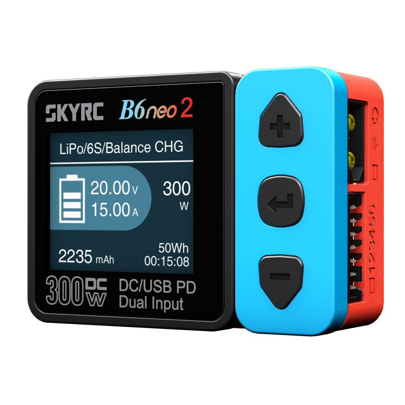 B6 Neo 2 SMART charger (300W) SkyRc

(The product name is the same in both languages and does not require translation.)