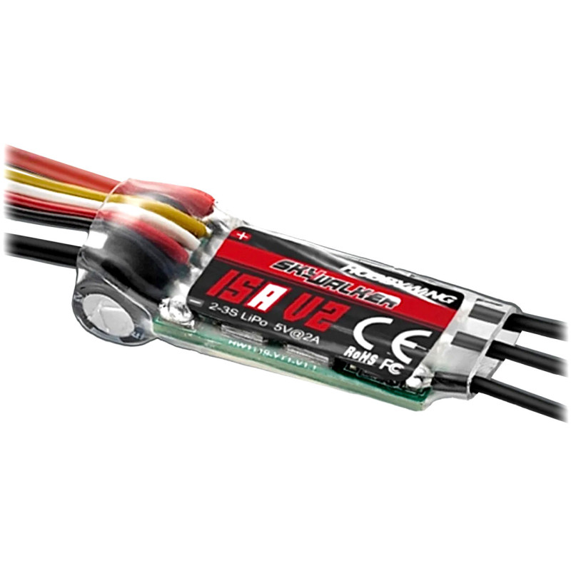 Brushless - Brushless Controller 2-3S 15A BEC SKYWALKER HOBBYWING - FLASH RC