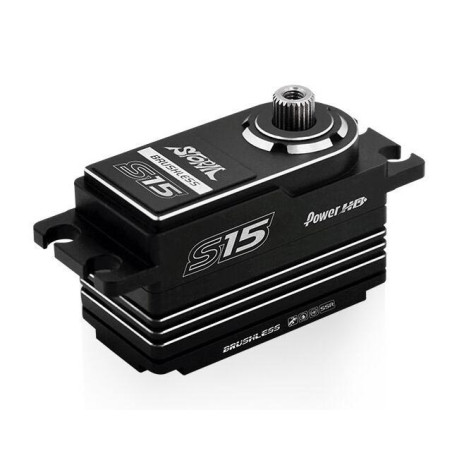 Servo S15 Brushless Low Profile SSR MG (15kg/0.06s) Power HD