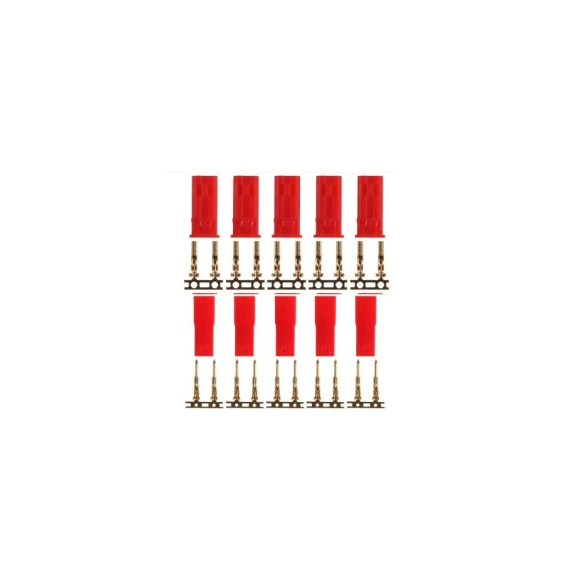 Amass connecteur JST BEC 5 paires M/F