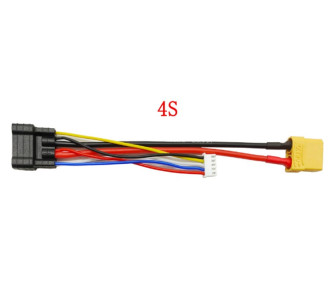 Adaptador largo Traxxas (TRX) a XT60 macho 4S - FLASHRC