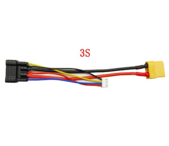 Adaptateur de charge long XT60 mâle vers Traxxas TRX femelle - FLASHRC
