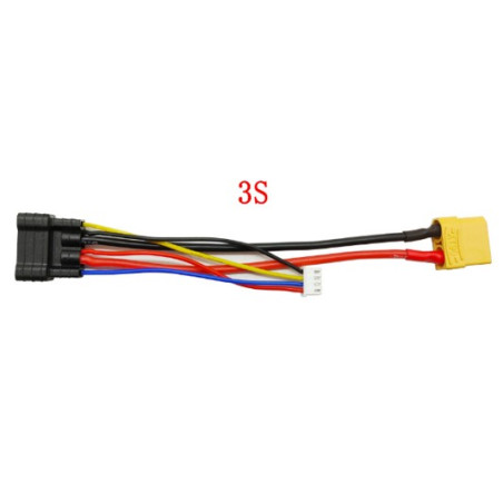 Adattatore di ricarica lungo XT60 maschio a Traxxas TRX femmina - FLASHRC
