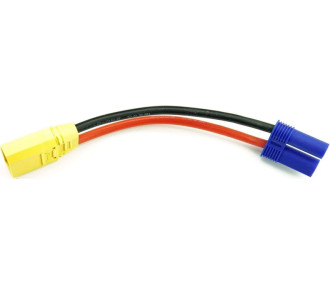 Adattatore lungo XT90 maschio a EC5 femmina 5CM - FLASHRC