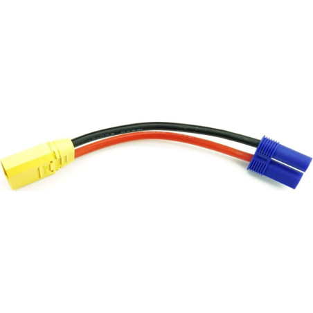 Adaptador largo XT90 macho a EC5 hembra 5CM - FLASHRC