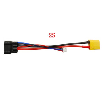 Langer Adapter Traxxas (TRX) auf XT60 Stecker 2S - FLASHRC
