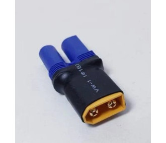 Short EC5 Female to XT60 Male Adapter - FLASHRC