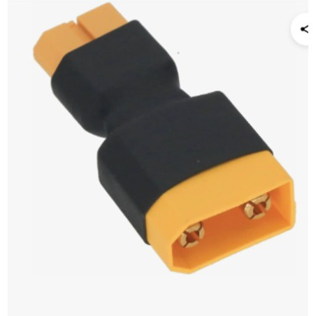 Adattatore corto da XT60 femmina a XT90 maschio