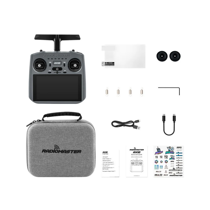 RadioMaster AX12: Radio Android táctil de 5,5" y ELRS - FLASHRC