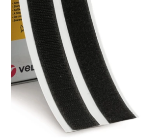 Velcro - Nastro velcro nero 20 x 500 mm - FLASH RC