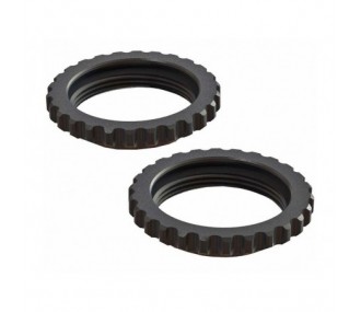 ARRMA AR330514 Shock Collar Aluminum Black 6S (2) - FLASH RC